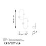 Wallity Ladybug-B Gancho de pared metálico blanco